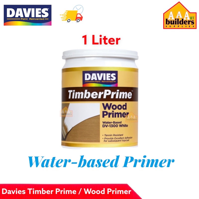 Davies Timberprime Waterbased Wood Primer Liters Dv Aqua Gloss