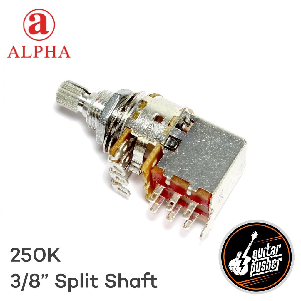 Alpha Push Pull Audio Taper Tall Us Bushing Fine Spline Split