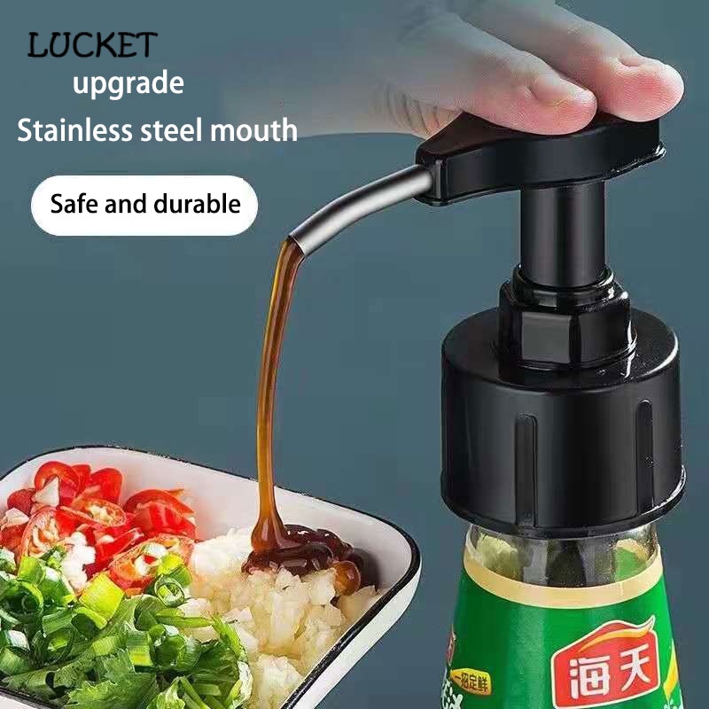 1Pc Oyster Sauce Pump Head Pressurized Nozzle Head Syrup Pump Head