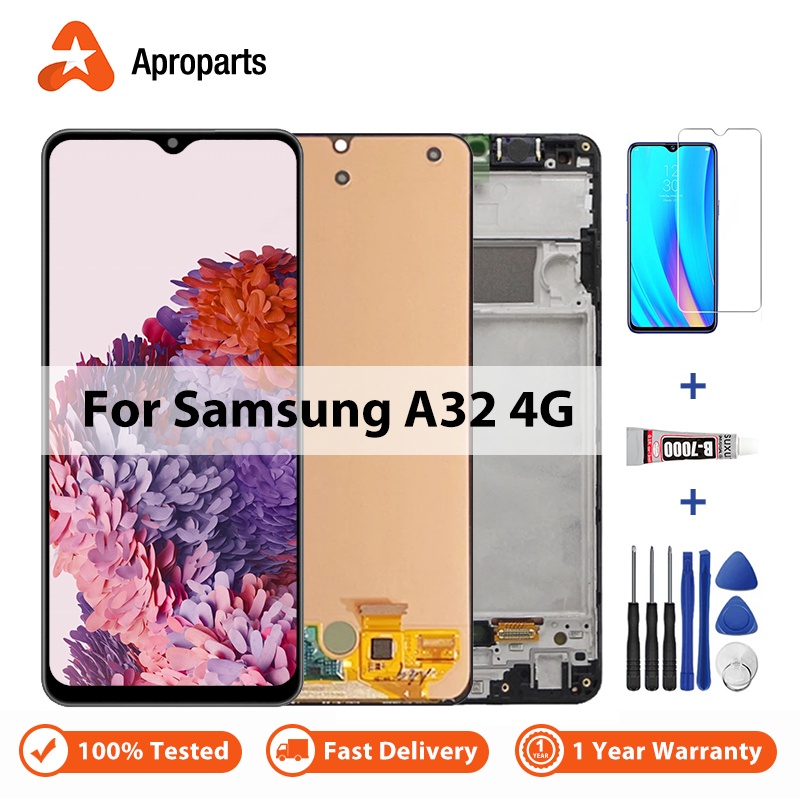 Display For Samsung Galaxy A32 4G A325 SM A325F DS LCD Touch Screen