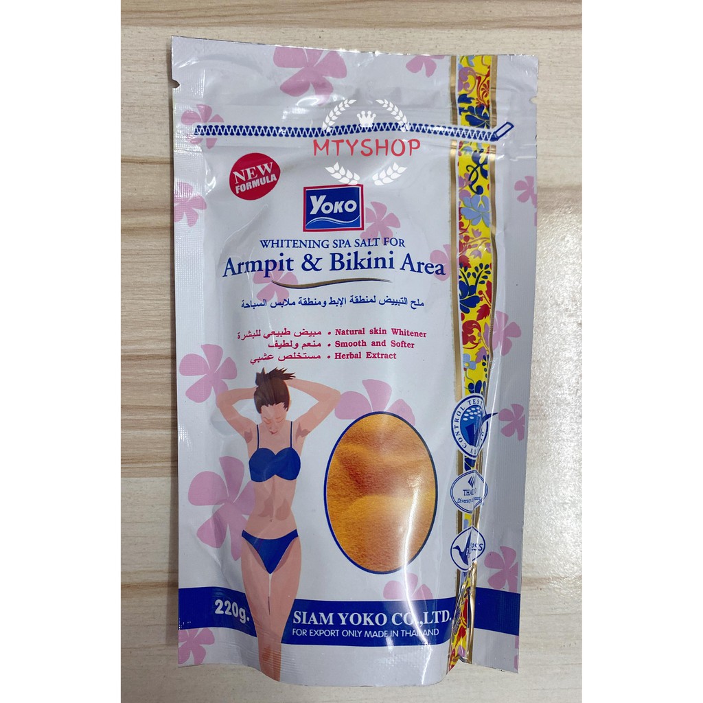 Yoko Whitening Spa Salt For Armpit Bikini Area G Shopee Philippines