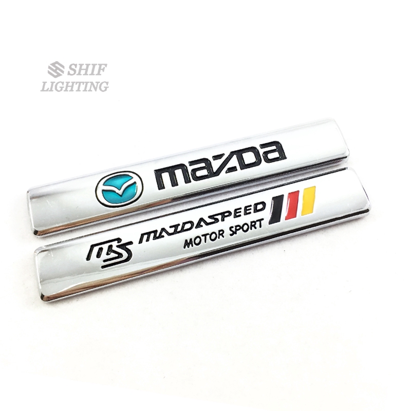 X Metal Mazda Ms Logo Mazda Speed Car Auto Side Fender Rear Emblem