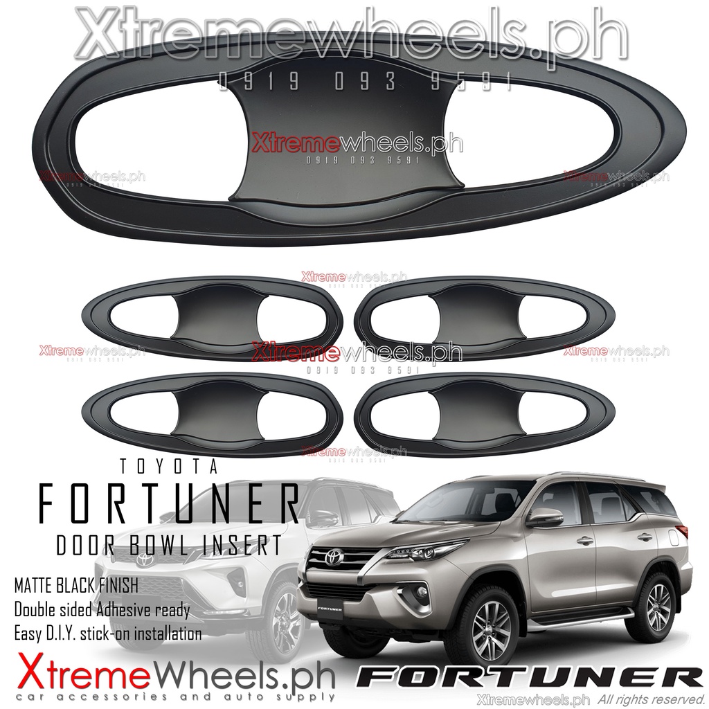 Toyota Fortuner G V Q Ltd Grs To Matte Blck Door Inner Bowl