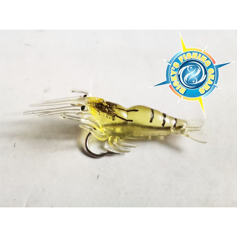 G Cm Soft Shrimp Bait Artificial Worm Fishing Lure With Hook