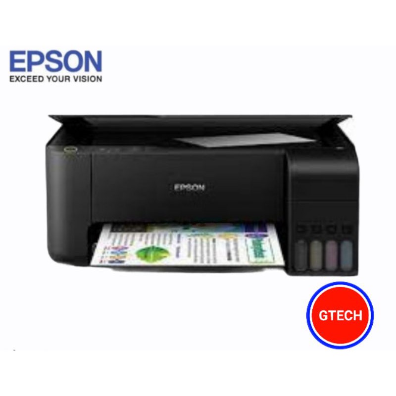 Epson EcoTank L3210 L3216 3 In 1 Print Scan Copy Colored Ink Tank