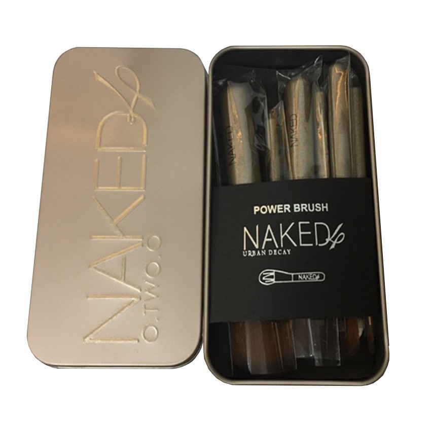 Naked 4 Professional Makeup Brush Set Makeup Tool 7 Pcs Set Shopee