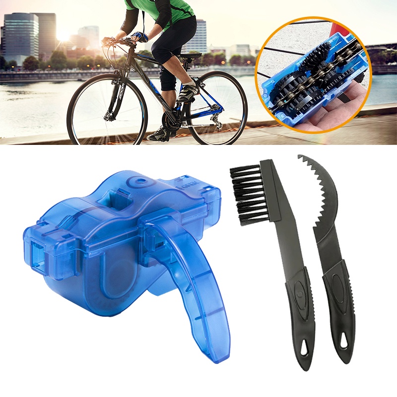 Pcs Bicycle Chain Washer Mountain Bike Chain Cleaner Brushes Cleaning