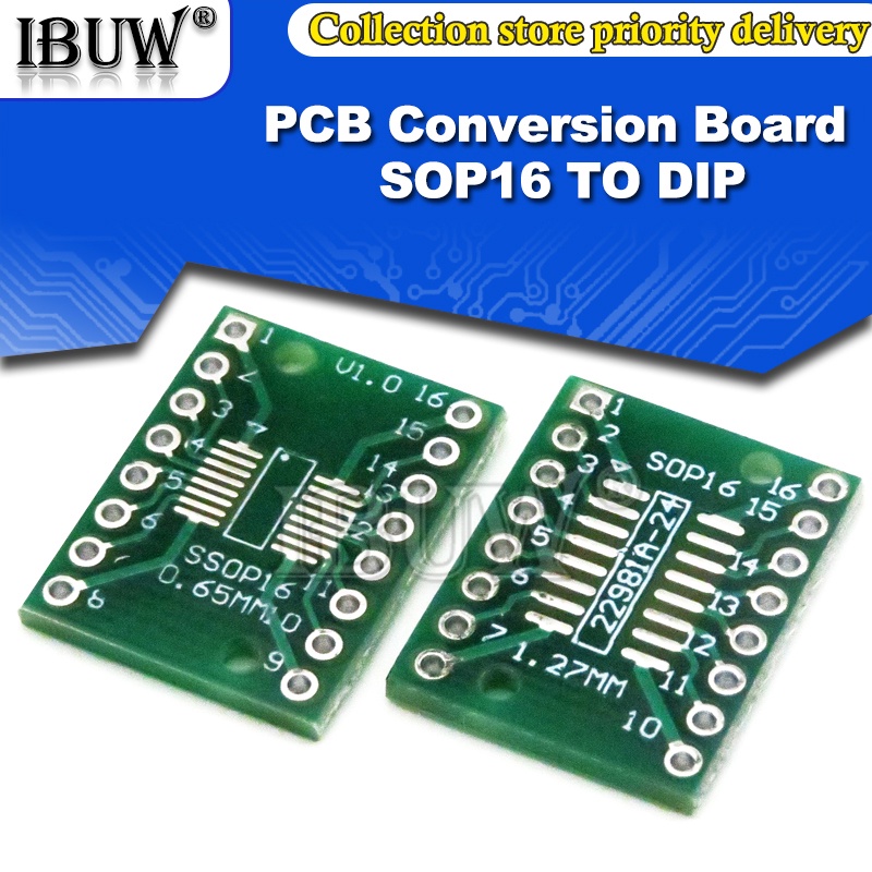 Pcs Pcb Board Smd Turn To Dip Adapter Converter Plate Sop