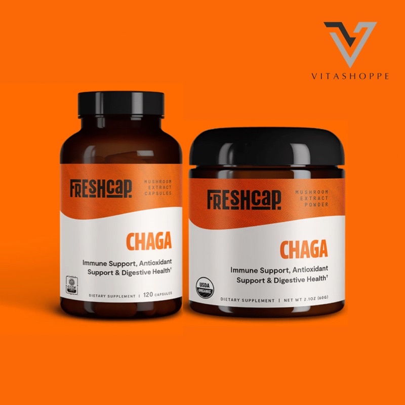 Freshcap Chaga Mushroom Extract Capsules Oz G Powder