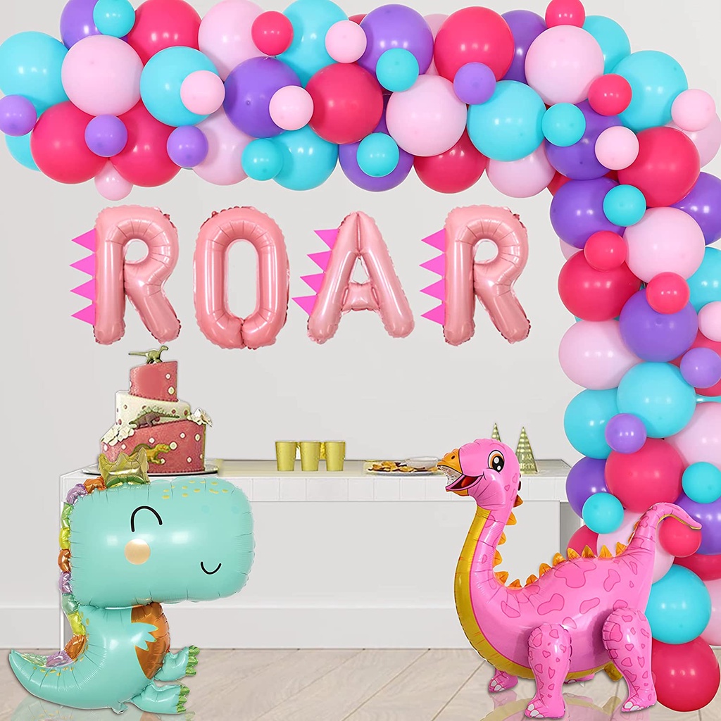 Joymemo Dinosaur Party Decorations For Girls Dino Themed Birthday