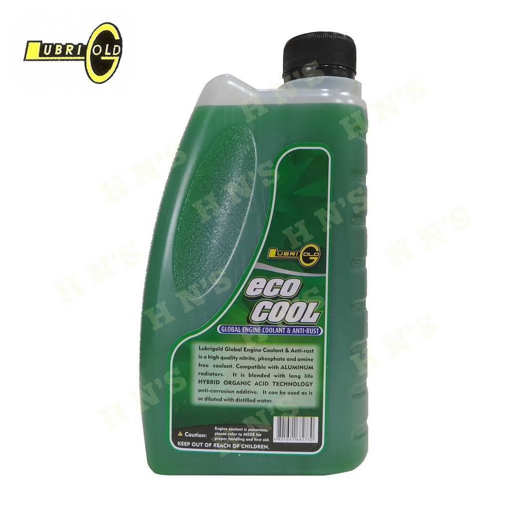 Lubrigold Eco Cool Global Engine Coolant And Anti Rust Green 1L 1