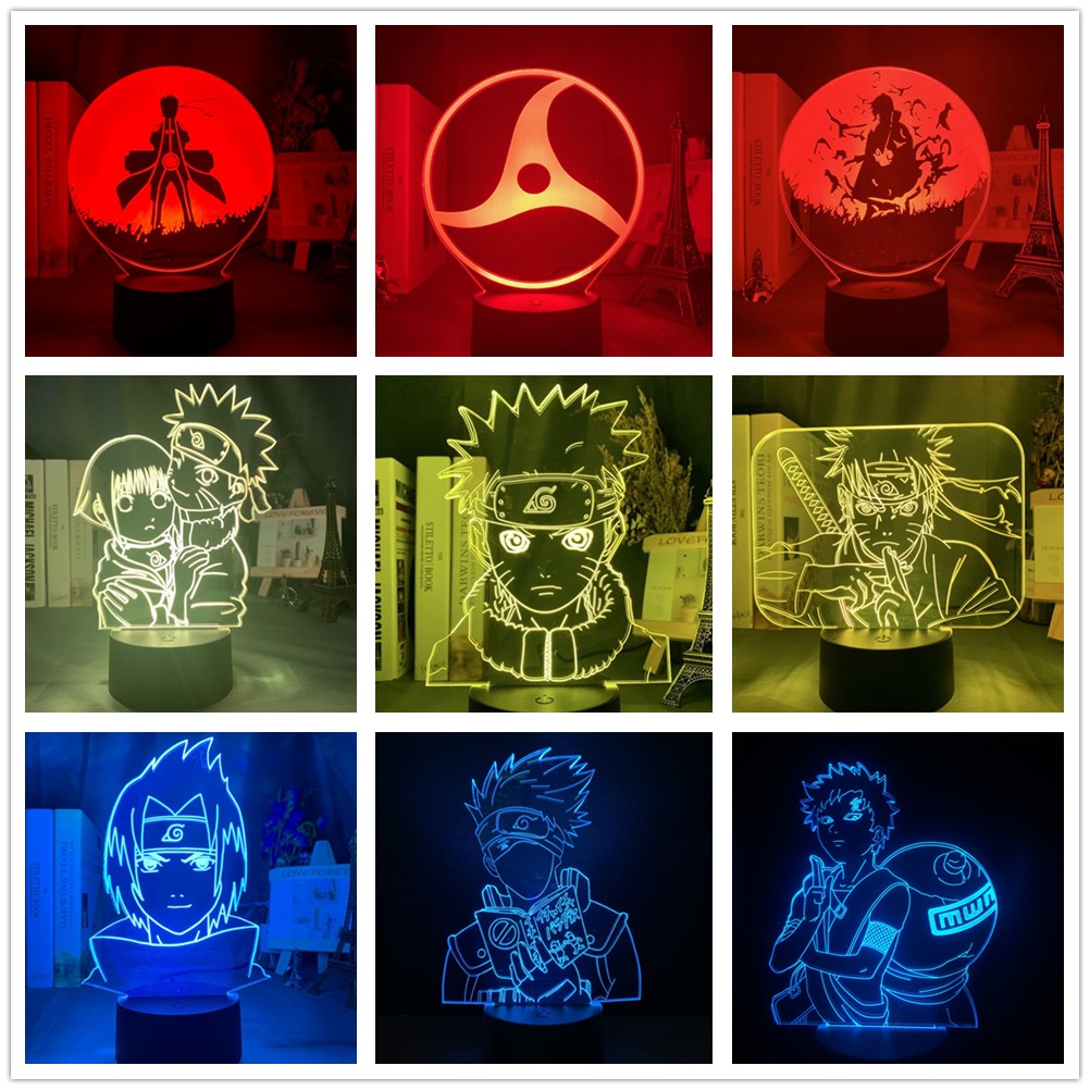 Naruto Uchiha Kakashi Hyuga Hinata Sasuke Uchiha Uzumaki Naruto LED