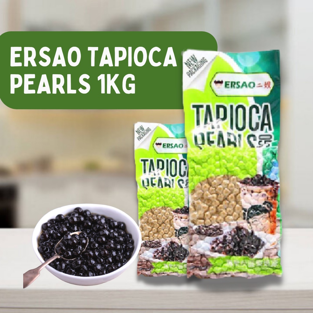 Ersao Tapioca Boba Milk Tea Pearls Sago 1kg Shopee Philippines