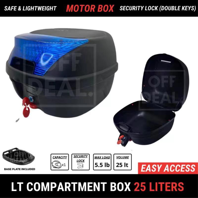 KGC COMPARTMENT BOX Motorcycle Box RXR MotoBox 38 Liters Shopee