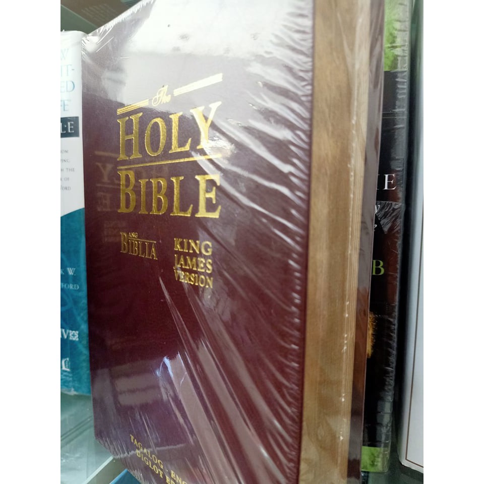 KJV Bible Diglot Tagalog English King James Version Color Black Or