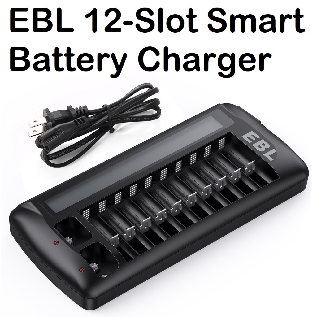 Ebl Ln Ur Slot Rechargeable Battery Charger Aa Aaa V Bay