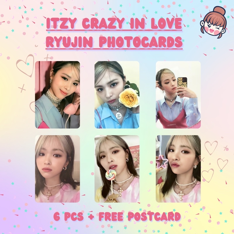 Itzy Crazy In Love Photocards Member Set Shopee Philippines