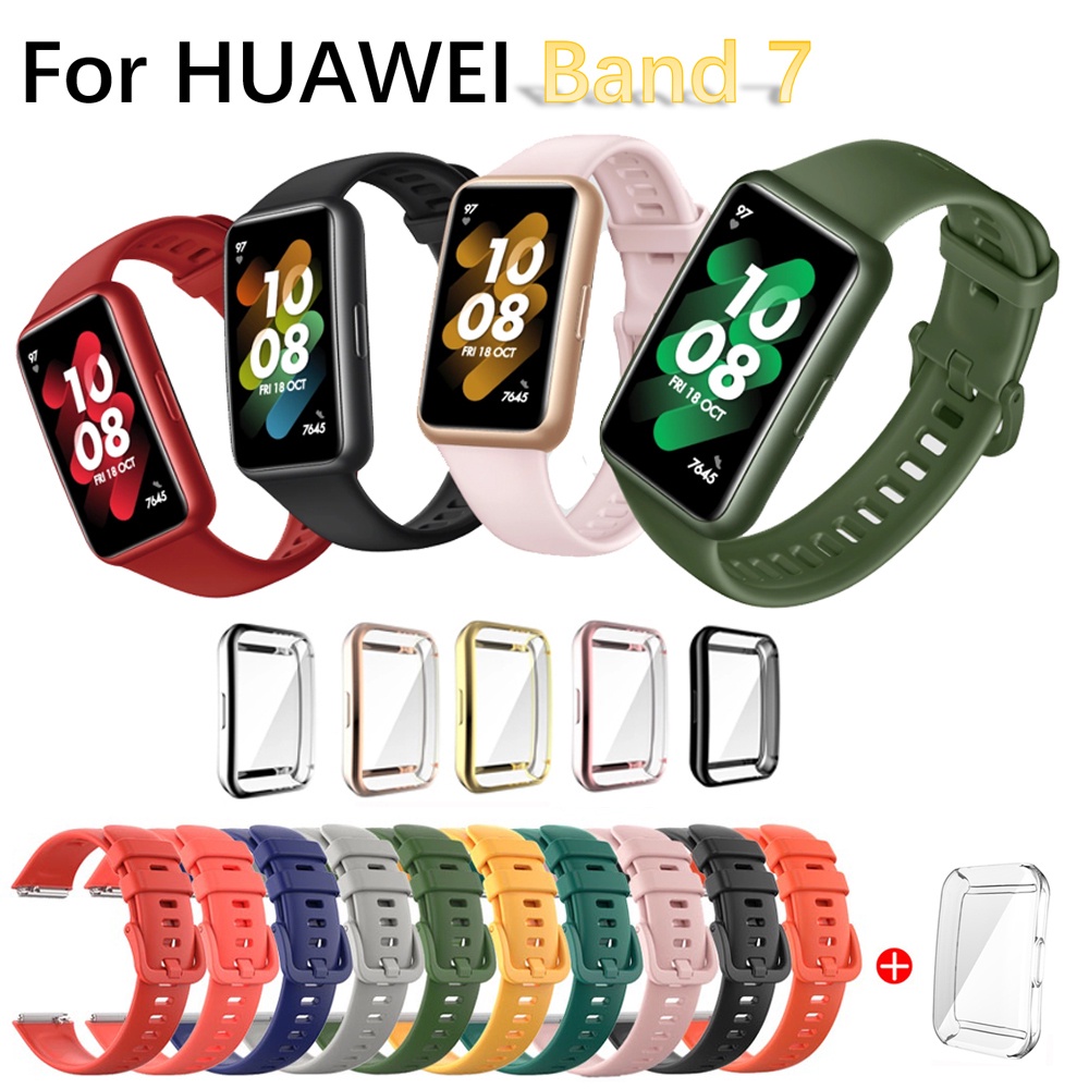 Silicone Strap For Huawei Band 7 Strap Accessories Smart Replacement