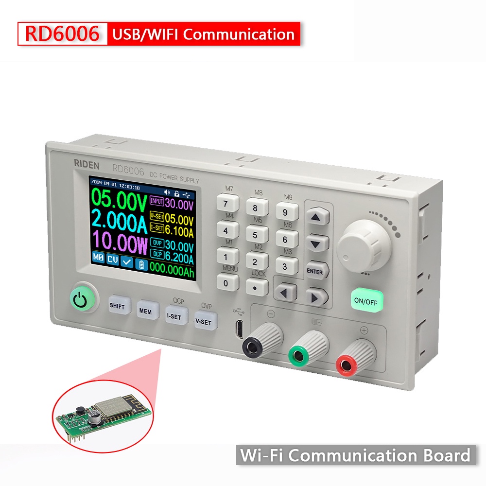 RD6006 RD6006W USB Tester WIFI DC DC Voltmeter Voltage Current Step