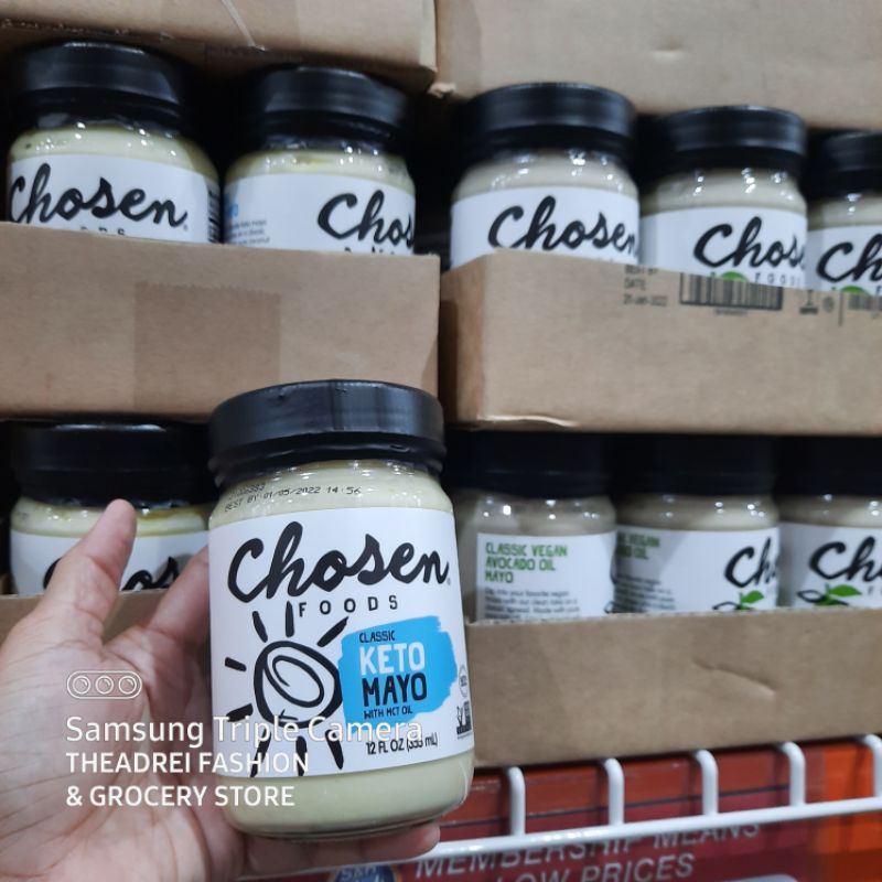 Chosen Foods Classic Vegan Mayo And Keto Mayo Oz Ml Shopee