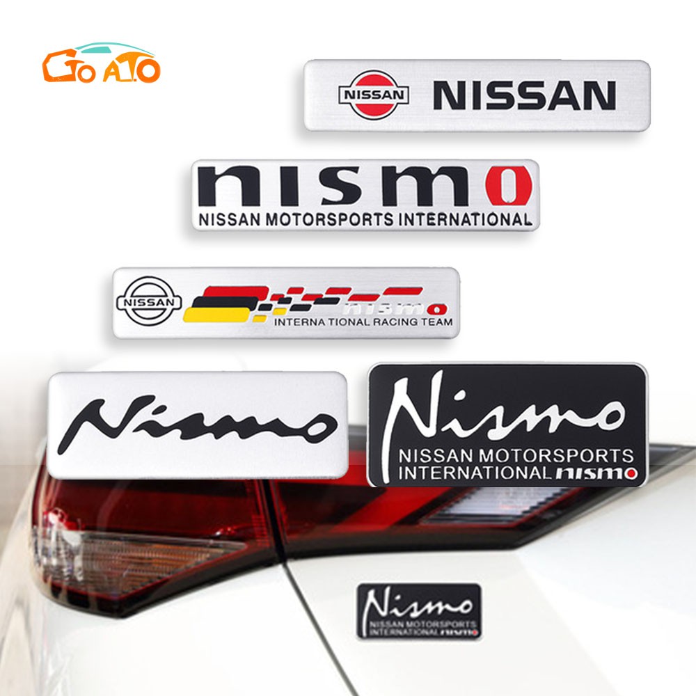 GTIOATO NISMO Metal Emblem Badge For Nissan NP300 Navara Terra XTrail