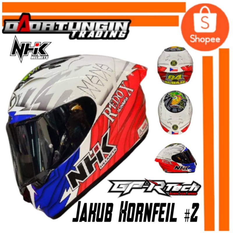 NHK GPR Tech Jakub Kornfeil Replica Helmet Shopee Philippines