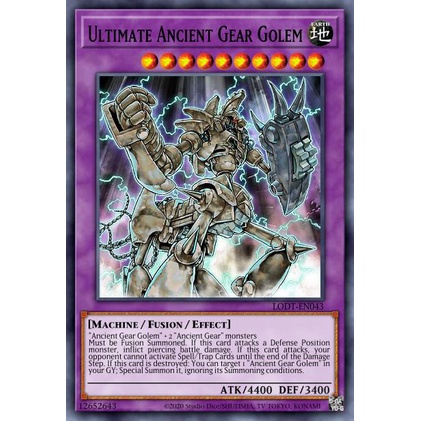 Ultimate Ancient Gear Golem Yu Gi Oh Trading Card Game Cl S A