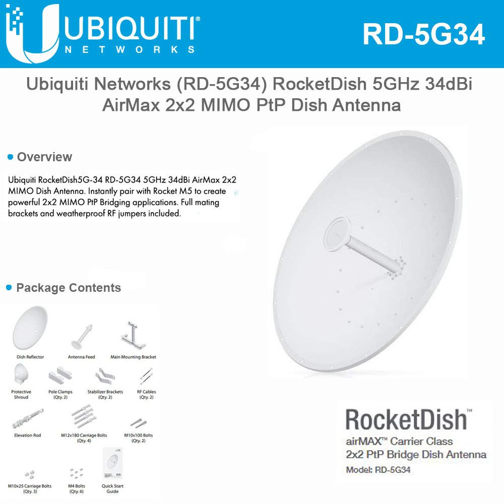 Ubiquiti Rocket Dish Rd G Antenna Rd G Shopee Philippines