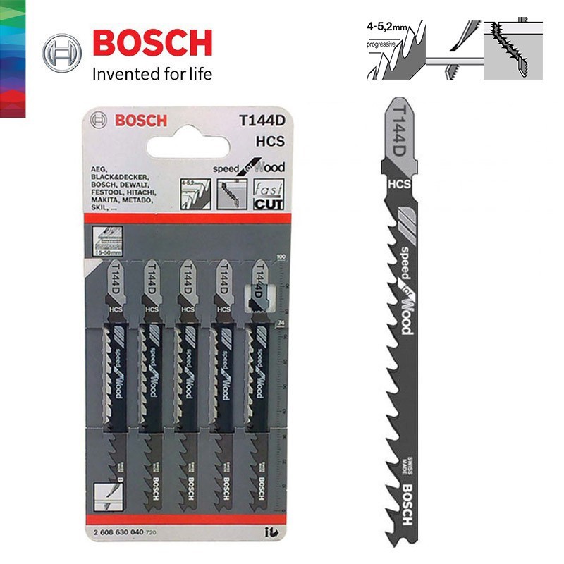 Bosch Jigsaw Blade T Shank T D Speed For Wood Pack Of Pcs Made In