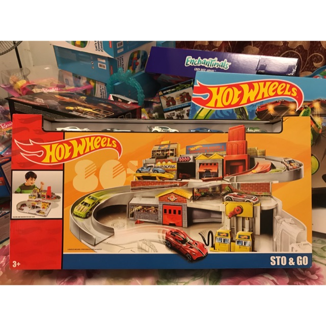 Hot Wheels Sto Go Play Set Shopee Philippines