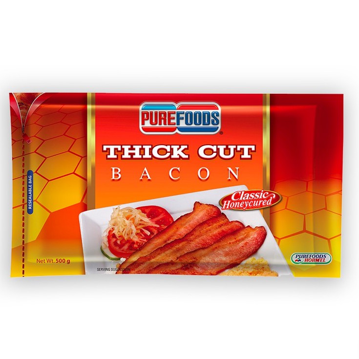 Purefoods Honeycured Thick Cut Bacon G Shopee Philippines