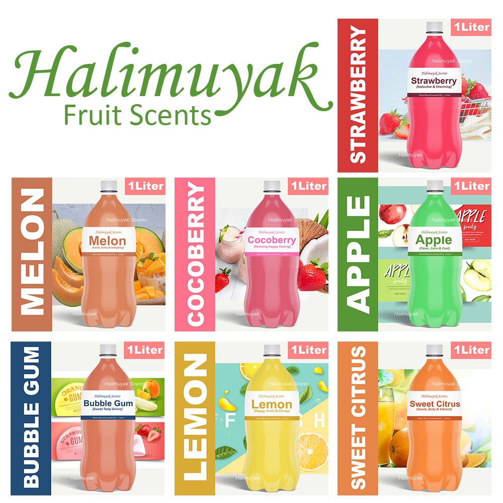 Halimuyak Fruit Scents For Humidifier Diffuser Fragrance Essential Oil