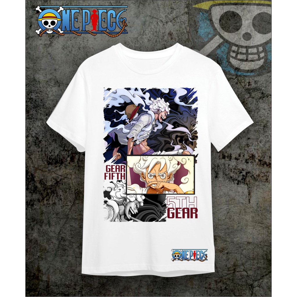 One Piece Anime Shirt Luffy 5th Gear Fifth Gear Shopee Philippines