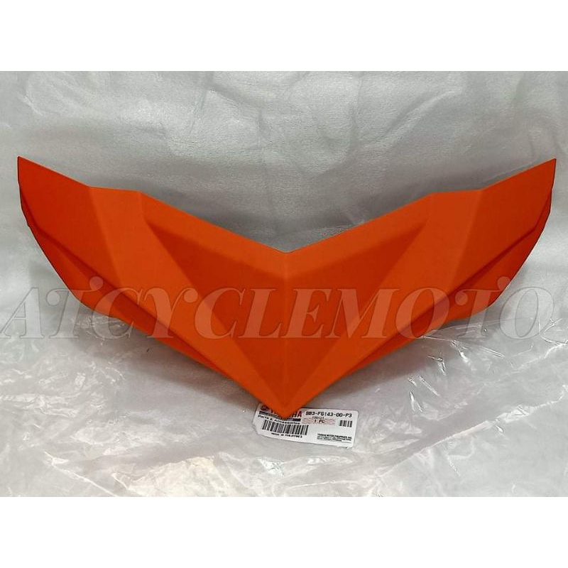 YAMAHA UPPER 1 COWLING FRONT COVER FOR MIO I 125 M3 MATTE ORANGE