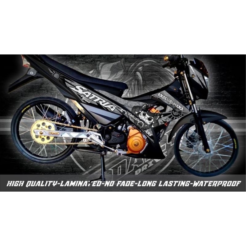 Suzuki Raider R Reborn Carb Stock Decal Daruma Design Shopee