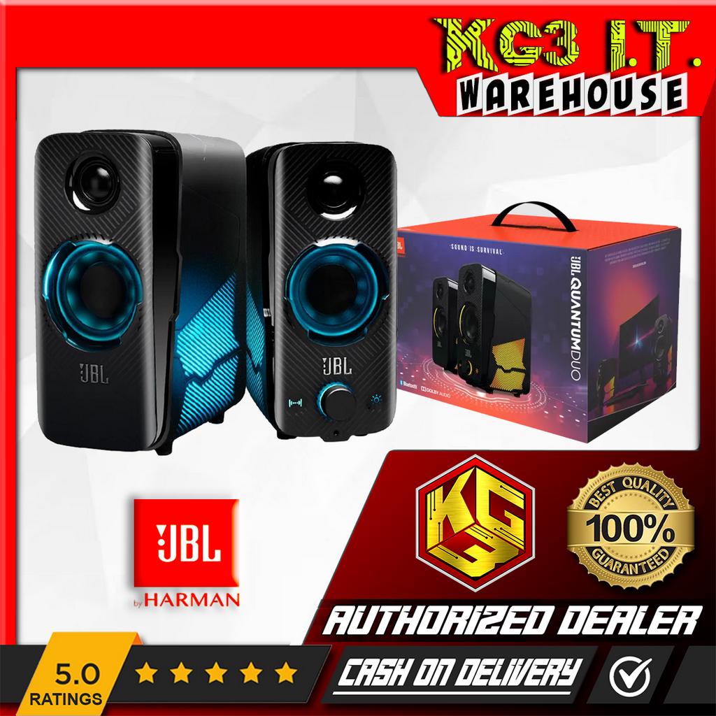 Jbl Quantum Duo Pc Gaming Speakers Black Shopee Philippines