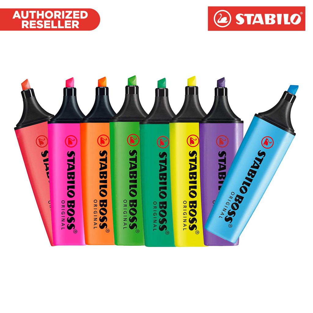 Stabilo Boss Original Highlighter Pen And Text Marker In Set Of Pcs