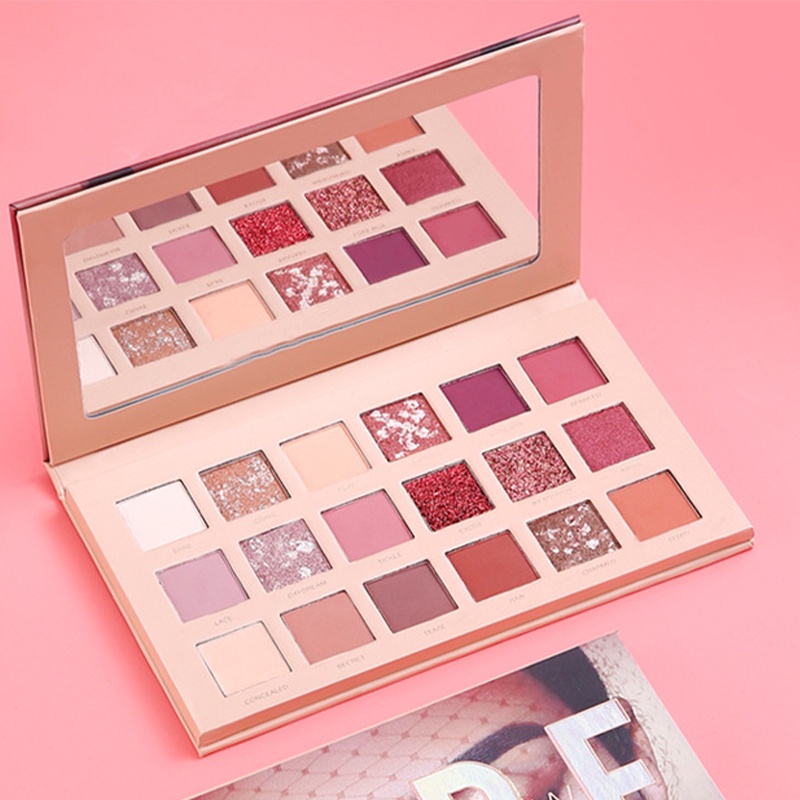 Nude 18 Color Eyeshadow Palette Smileofprincess Shopee Philippines
