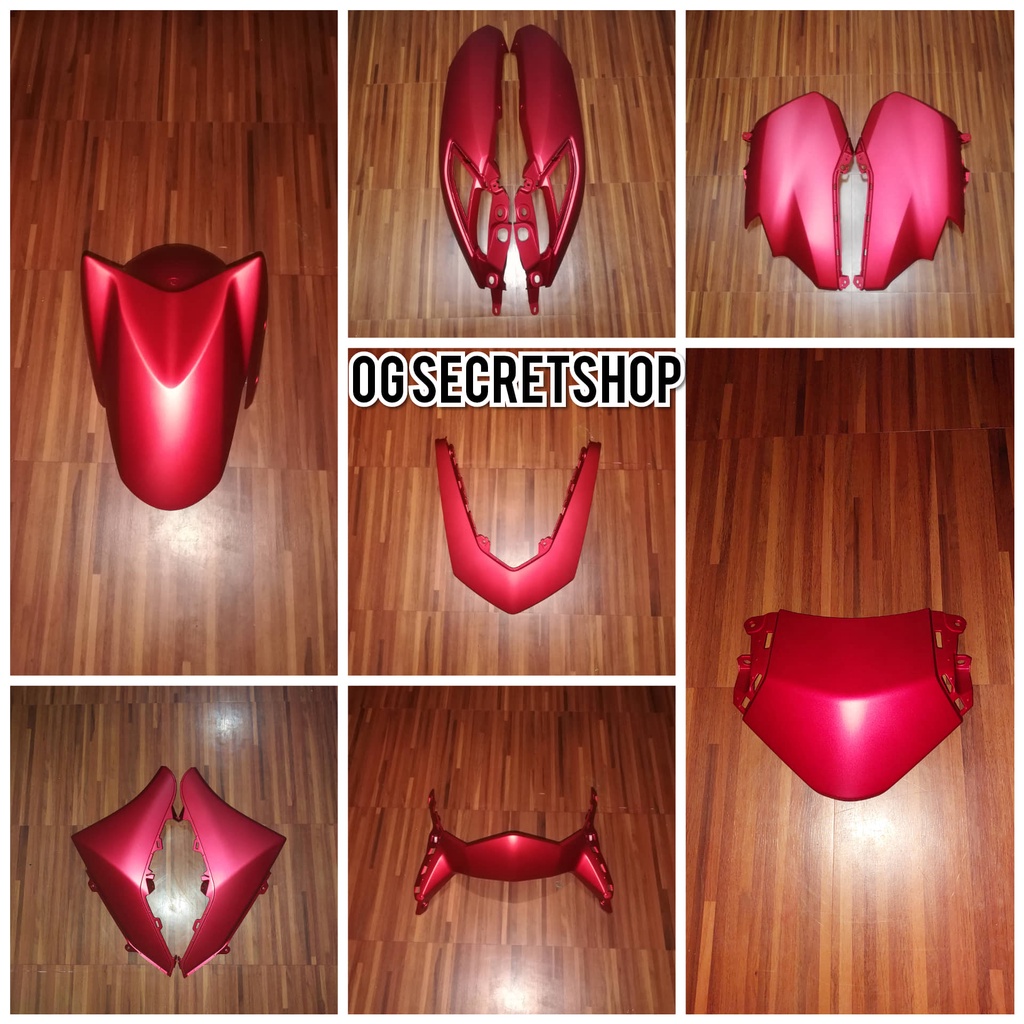 Nmax V Flairings Set Original Matte Red Pcs Shopee Philippines