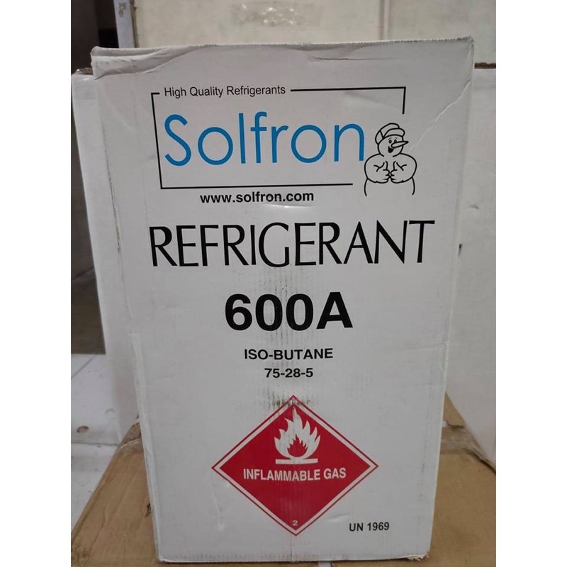 Freon Solfron Brand Refrigerant 600 6 5kg Original R600 Shopee