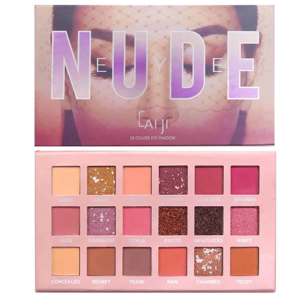 MIO Nude Eyeshadow Palette 18 COLORS Shopee Philippines