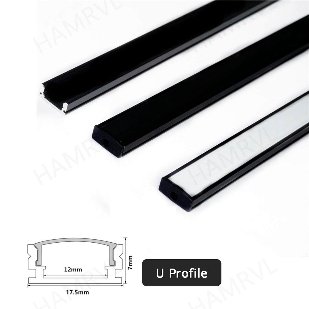 Pcs U V Yw Style Aluminum Channel Holder For Led Strip Light Bar Under