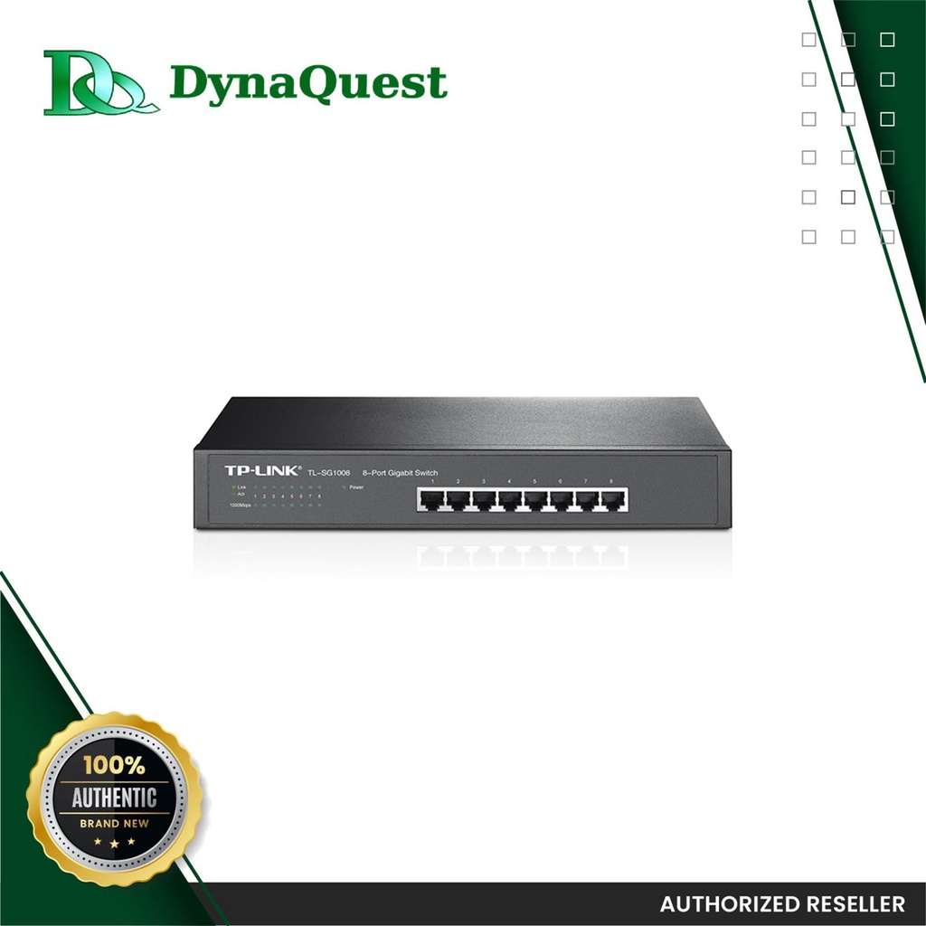 TP Link Tl SG1008 8 Port Gigabit Desktop Rackmount Switch Shopee