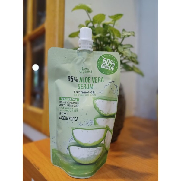 EVER ORGANICS ALOE VERA SERUM SOOTHING GEL 150ML Shopee Philippines