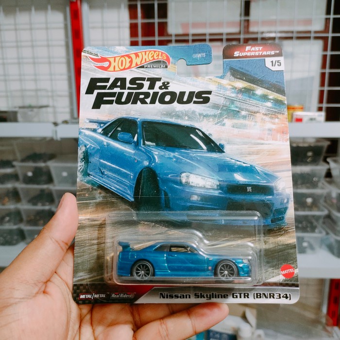 Hotwheels Nissan Skyline GTR R34 Fast Furious Fast Superstar AB27