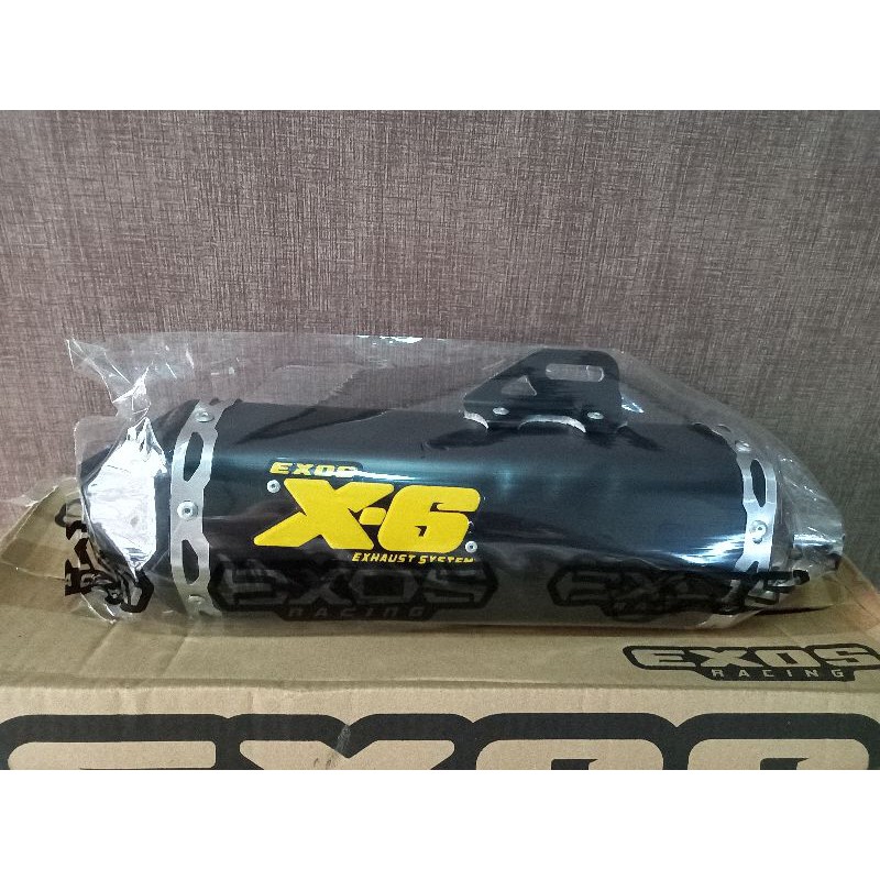 Exos X 6 Exhaust Pipe For Yamaha Mio Soulty Shopee Philippines