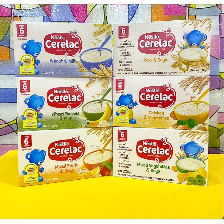 Nestle Cerelac Infant Cereals 120g Shopee Philippines