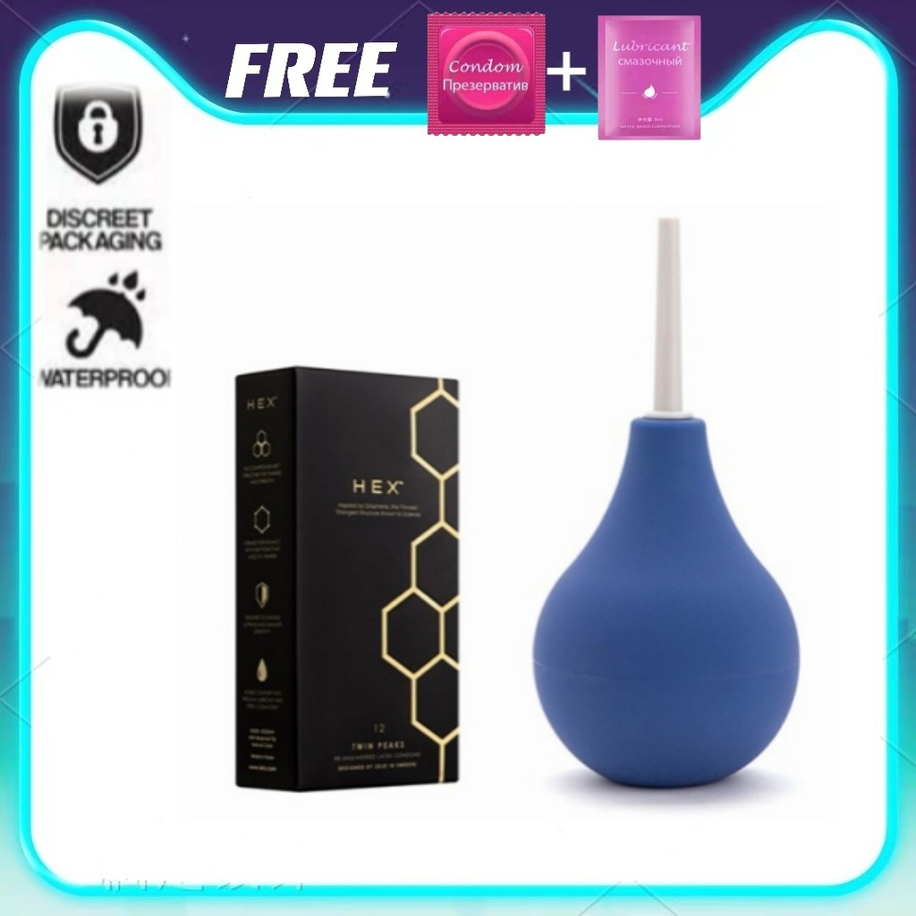 Anal Douche Enema Bulb Irrigation Vaginal Cleaner System Vagina Butt