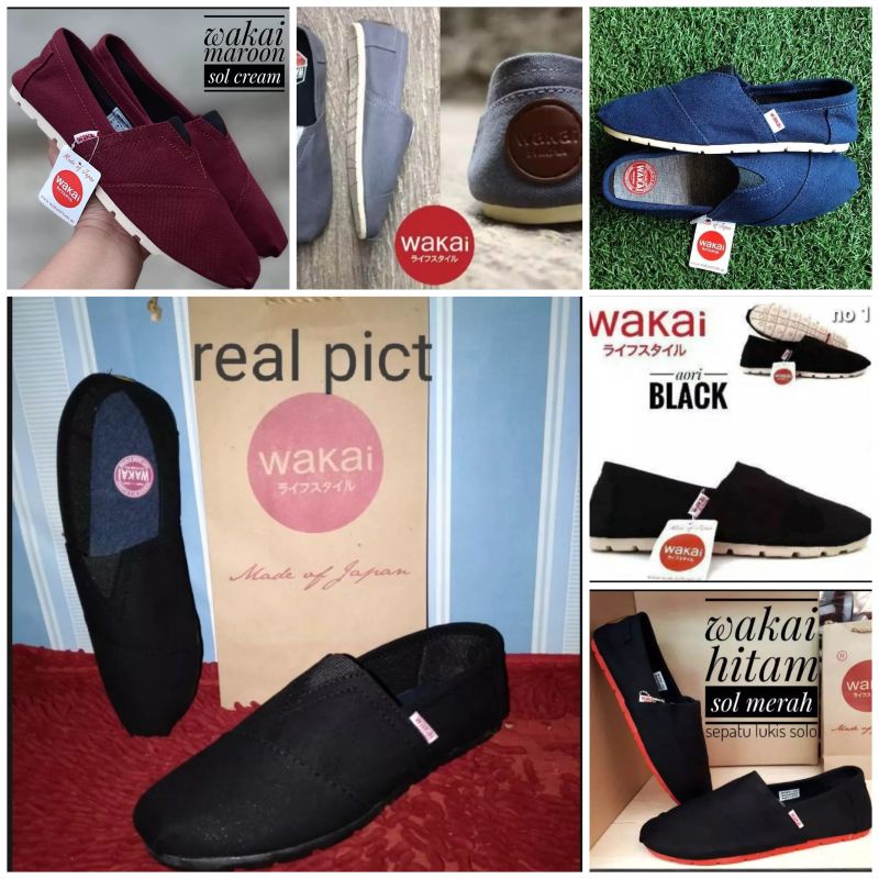 Ins11 11 Slip On Men And Women Shoes Wakai Original Grade Shopee