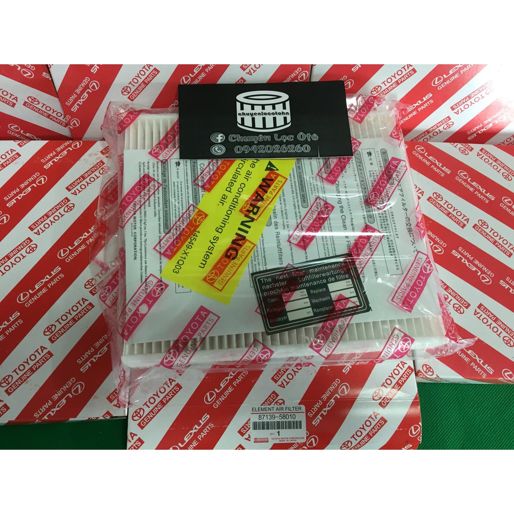 Air Conditioning Filter Toyota Innova Hilux Fortuner Now